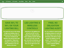 Tablet Screenshot of logicalightingcontrols.com